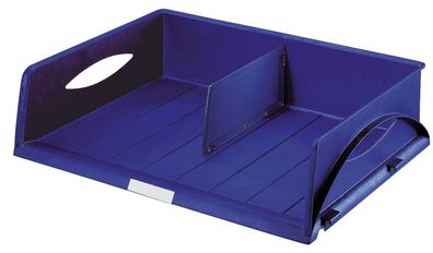 Leitz 5232-00-35 5232 Briefkorb Sorty Jumbo, A3 quer, Polystyrol, blau