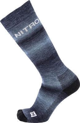 NITRO Men Snow Socken Merino Cloud 5 blue fade