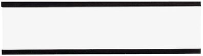 Franken C163 Magnetschild mit C-Profil - 75 x 20 mm, 10 Stück, braun