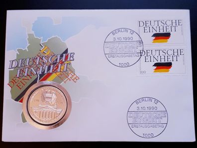 Numisbrief BRD Deutsche Einheit