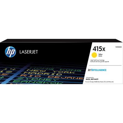 HP 415X (W2032X) gelb Tonerkartusche