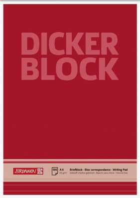 Brunnen 1052687 Block "Dicker Block" A4 liniert