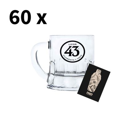 Licor 43 Minibeer Glas 60er-Set Shotglas - XL Angebot 60 x Pinnchen