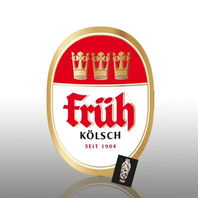 Früh Kölsch Werbeschild zum aufhängen - Früh Kölsch seit 1904 Reklame Schild au