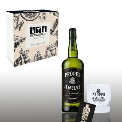 Proper Twelve Geschenkset - Proper Twelve Irish Whiskey 0,7L 40% Vol. & Origina