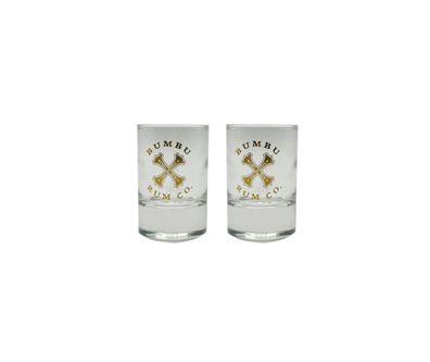 Bumbu Rum Co. 2er-Set Shot Gläser geeicht: 2cl/4cl