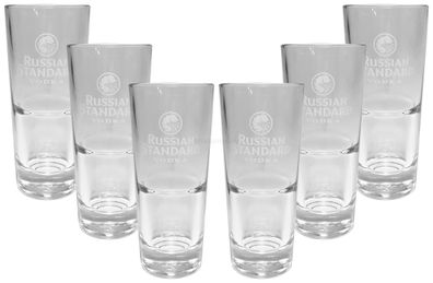 Russian Standard Glas Gläser-Set - 6x Longdrink Gläser