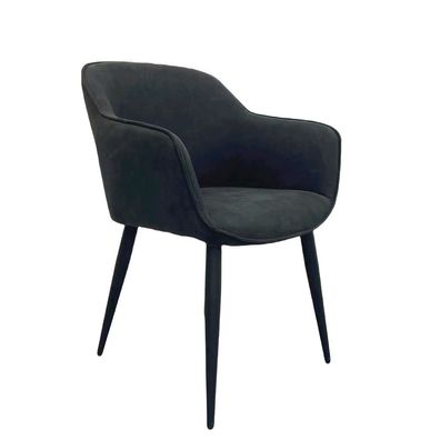 Edler Design Esszimmerstuhl Ella 1 KM Gestell schwarz
