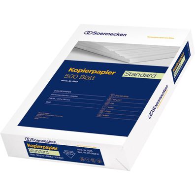 Soennecken Kopierpapier Standard 5555 DIN A4 80g weiß 500 Bl./Pack