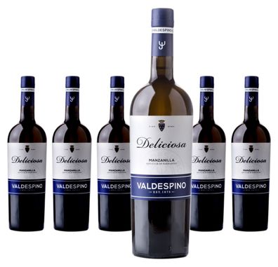 6 x Valdespino Sherry DO Manzanilla Deliciosa