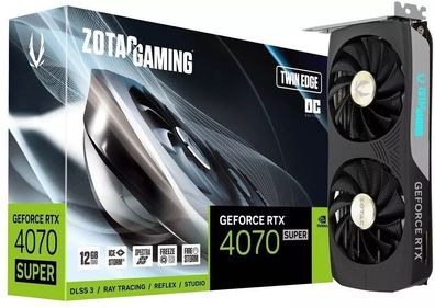 Zotac Gaming GeForce RTX 4070 SUPER Twin Edge OC Grafikkarte - DLSS 3 fähig