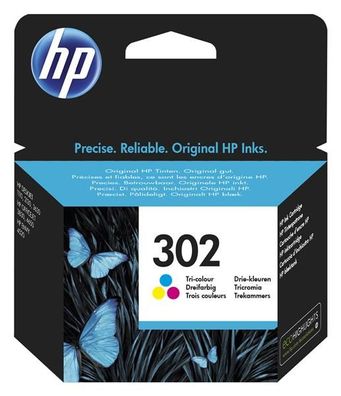 Hewlett & Packard INC. F6U65AE Patrone HP Nr.302 cy/ma/ye F6U65AE