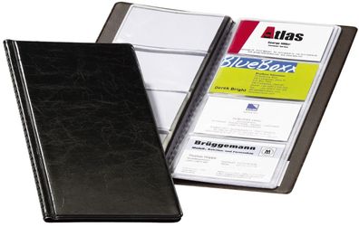 Durable 238001 Visitenkartenbuch VISIFIX® 96, 115 x 253 mm, schwarz