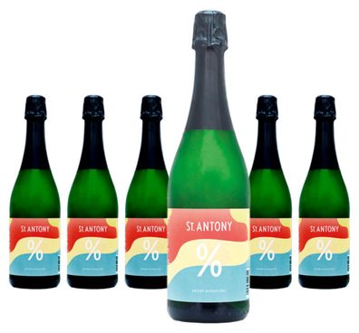 6 x St. Antony Riesling Sekt alkoholfrei