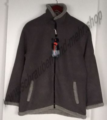 NORWAY Fleecejacke Winterjacke Arbeitsjacke Fleece Jacke hellgrau 23335