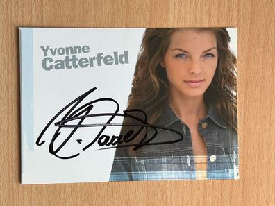 Yvonne Catterfeld - Autogrammkarte original signiert - #30717