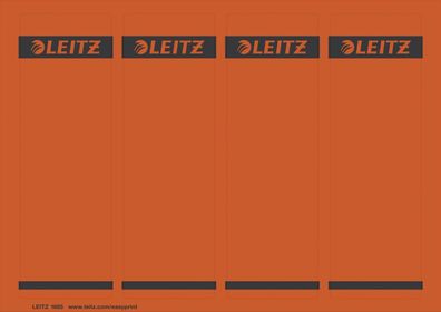 Leitz 1685-20-25 1685 PC-beschriftbare Rückenschilder - Papier, kurz/breit,100