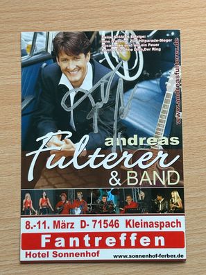 Andreas Fulterer & Band - Autogrammkarte original signiert - #30530