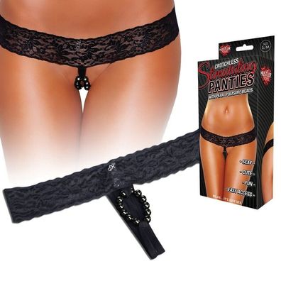 Hustler Stimulating Panties slim black S/M