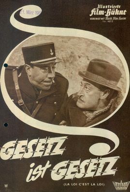 Illustrierte Film Bühne Nr. 4613 Gesetz Ist Gesetz (04 Seiten)