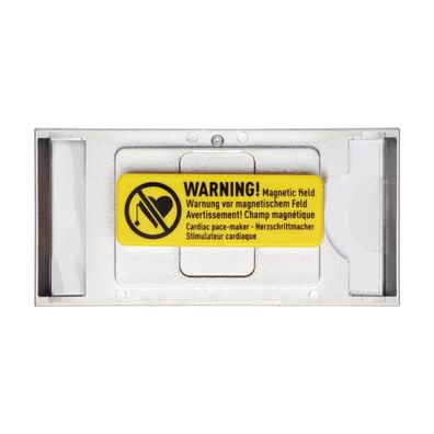 Durable Namensschild Classic, mit Magnet, 65 x 30 mm, silber