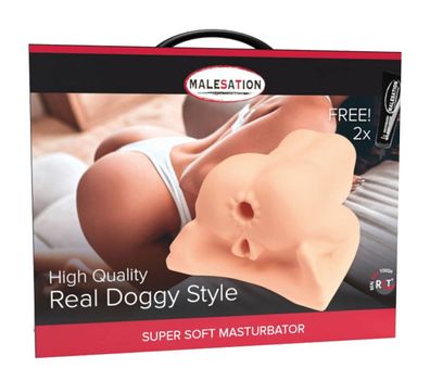 Malesation Masturbator Real Doggy Style