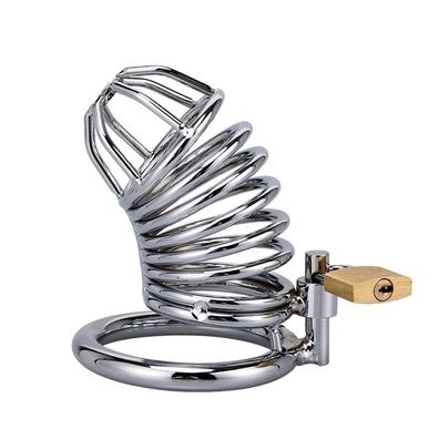 XX-DREAMSTOYS Metal Cock Cage Snake Shape