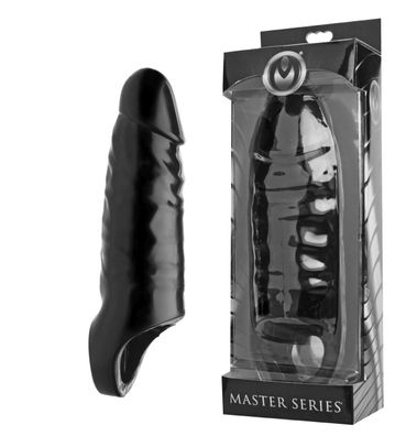 MASTER SERIES Black Mamba XL Cock Enhancer Sheath