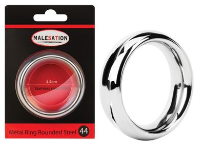 Malesation Metal Ring Rounded Steel 44