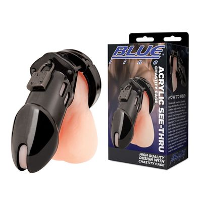 BLUE LINE C&B GEAR Deluxe Chastity Cage - Black