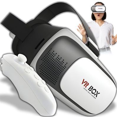 Virtual Reality Brille für 3.5-6.3 Zoll Smartphone 3D 360° Viewer VR-Zubehör Retoo