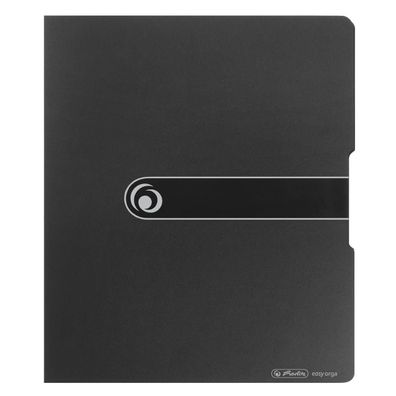herlitz Ringbuch easy orga to go, A4, 2-Ring, schwarz opak