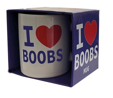 Becher I love boobs