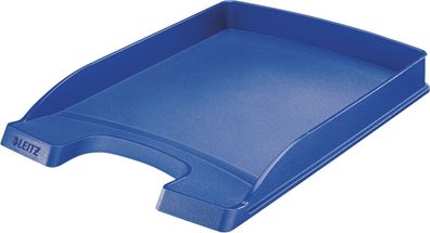 Leitz 5237-00-35 5237 Briefkorb Flach Plus - A4, extra flach, Polystrol, blau