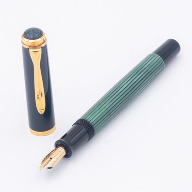 Pelikan Füller M400 14K B old Style Grün Kolbenfüller