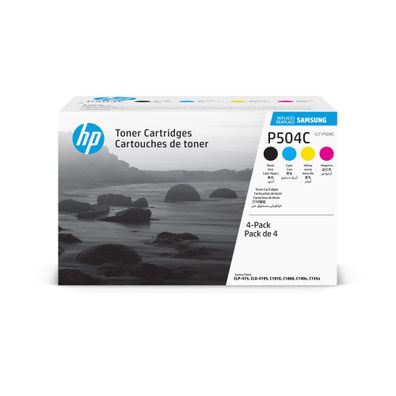 HP CLT-P504C (SU400A) schwarz, cyan, magenta, gelb Toner, 4er-Set