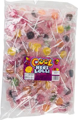 COOL 506918 Cool Herz Lolli 200 Stück