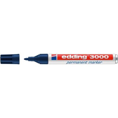 edding Permanentmarker 4-3000017 15-3mm Rundspitze t. bl