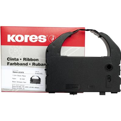 Kores Farbband f?r EPSON LQ 2500/2550, Nylon, schwarz