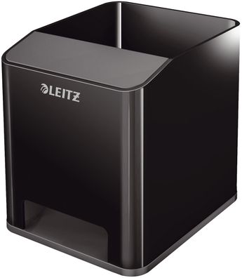 Leitz 5363-00-95 5363 Sound Stifteköcher Duo Colour - schwarz hochglanz
