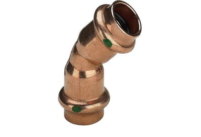 Viega Profipress V & SC Contur Bogen 45° Kupfer 22mm