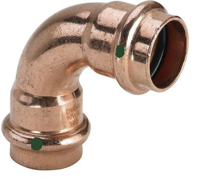 Viega Profipress V und SC Contur Bogen 90° Kupfer 28mm