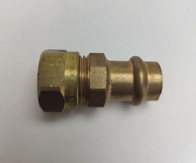 Viega Sanpress Übergangsverschraubung 15 x 16 mm Rotguss 288068 Modell 2213