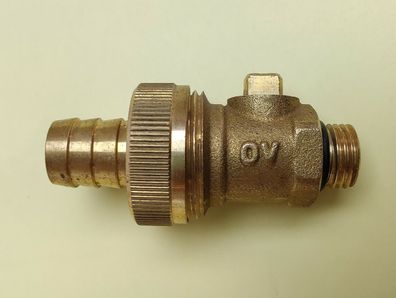 Oventrop Entleerungsventil Kugelhahn 1/4" mit Tülle ohne Kappe 4200191 Optiflex