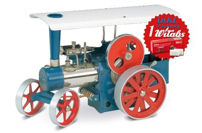 Wilesco 00415 Dampftraktor, blau D415 Bausatz