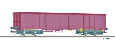 Tillig 15680 Offener Güterwagen Eanos-x 056 der DB AG, Ep.V Spur TT