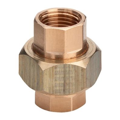 Viega Rotguss Fittting / Rohrverschraubung, IG/IG, flachdichtend, Modell-Nr. 3330