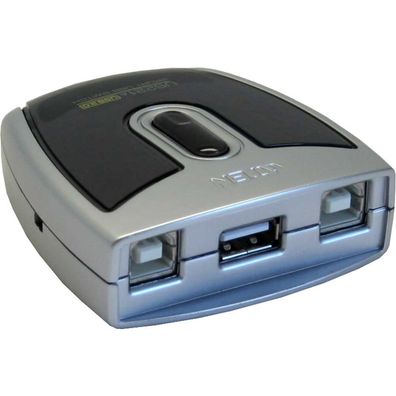 Aten US221A US221A USB 2.0 Data Switch, 1 USB-Gerät an 2 PC, elektronisch