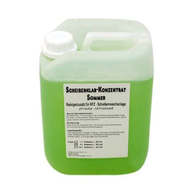 Autoscheibenreiniger Profi Sommer Konzentrat 5L ergibt 40-50 Liter Scheibenwischwa