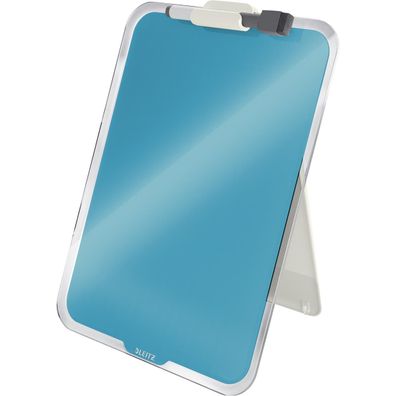 LEITZ 3947-00-61 LEITZ Glas-Notizboard Cosy für den Schreibtisch, blau
